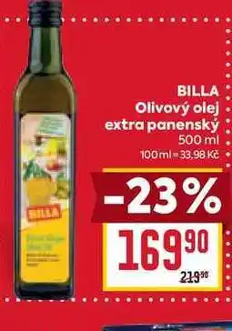 Billa BILLA Olivový olej extra panenský 500 ml nabídka