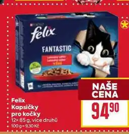 Billa Felix Kapsičky pro kočky 12× 85 g nabídka