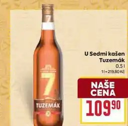 Billa U Sedmi kašen Tuzemák 0,5l nabídka
