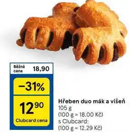 Hřeben duo mák a višeň, 105 g