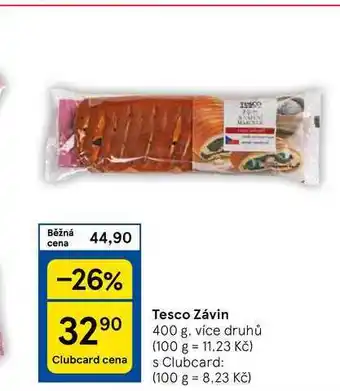 Tesco Tesco Závin, 400 g, více druhů nabídka