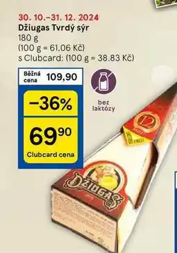Tesco Džiugas Tvrdý sýr, 180 g nabídka