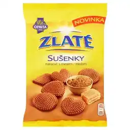 Tesco Opavia Zlaté Sušenky 180g, vybrané druhy nabídka