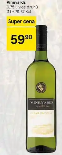 Tesco Vineyards 0.75 l, více druhů nabídka