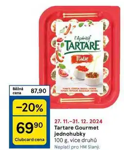 Tesco Tartare Gourmet jednohubky, 100 g nabídka