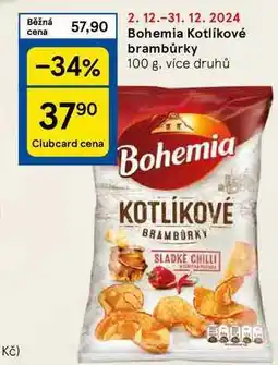 Tesco Bohemia Kotlíkové brambůrky, 100 g nabídka