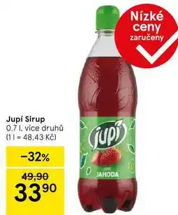 Tesco Jupí sirup, 0,7 l nabídka