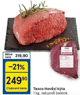 Tesco Tesco Hovězí kýta, 1 kg. vakuově balená nabídka