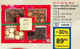 Tesco Tesco Vánoční ořechy v čokoládě pražené, 200 g nabídka