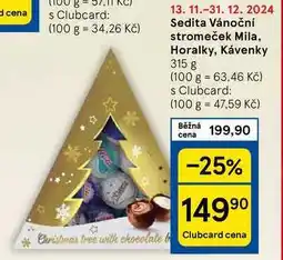 Tesco Sedita Vánoční stromeček Mila, Horalky, Kávenky, 315 g nabídka