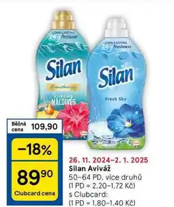 Tesco Silan Aviváž, 50-64 PD, více druhů nabídka