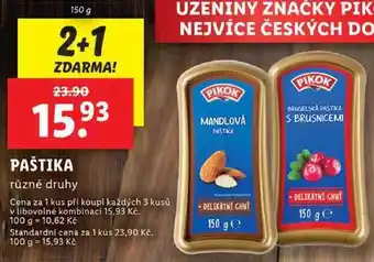 Lidl PAŠTIKA, 150 g nabídka