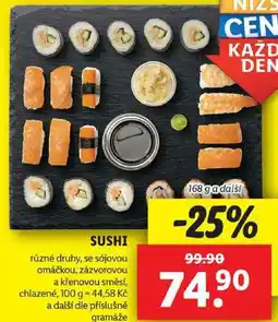 Lidl SUSHI, 168 g a další nabídka