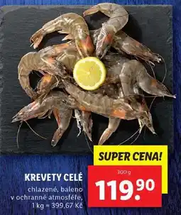 Lidl KREVETY CELÉ, 300 g nabídka