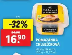 Lidl POMAZÁNKA CHLEBÍČKOVÁ, 150 g nabídka