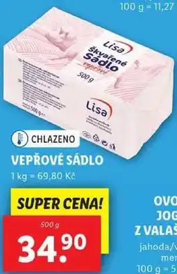 Lidl VEPŘOVÉ SÁDLO, 500 g nabídka