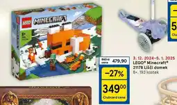 Tesco LEGO Minecraft 21178 Liščí domek 8+, 193 kostek nabídka
