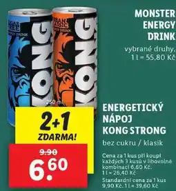 Lidl ENERGETICKÝ NÁPOJ KONG STRONG, 250 ml nabídka