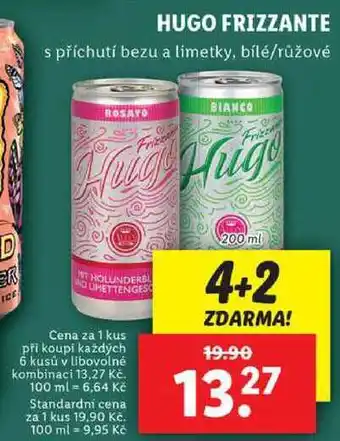 Lidl HUGO FRIZZANTE, 200 ml nabídka