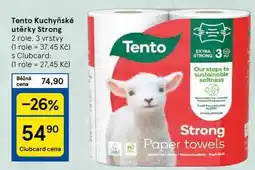 Tesco Tento Kuchyňské utěrky Strong, 2 role. 3 vrstvy nabídka