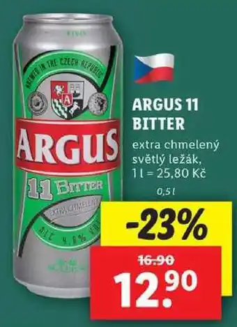 Lidl ARGUS 11 BITTER, 0,5 l nabídka