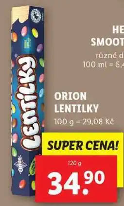 Lidl ORION LENTILKY, 120 g nabídka