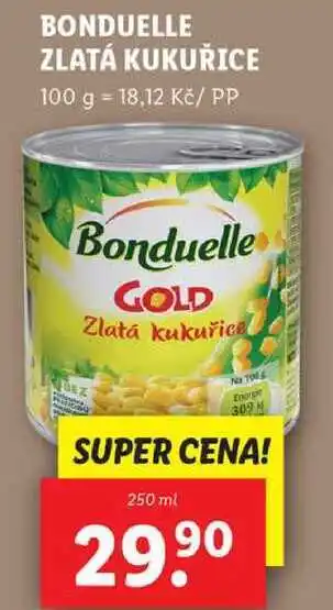 Lidl BONDUELLE ZLATÁ KUKUŘICE, 250 ml nabídka