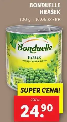 Lidl BONDUELLE HRÁŠEK, 250 ml nabídka