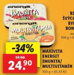 Lidl MAXIVITA ENERGIT IMUNITA/MULTIVITAMÍN, 38 g nabídka