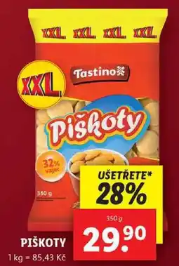 Lidl PIŠKOTY, 350 g nabídka