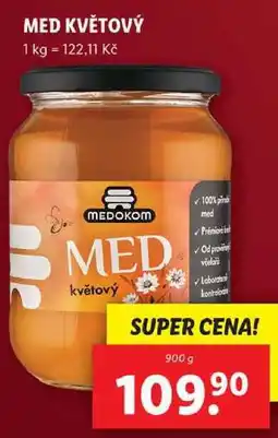 Lidl MED KVĚTOVÝ, 900 g nabídka