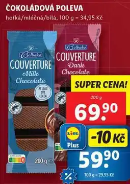 Lidl ČOKOLÁDOVÁ POLEVA, 200 g nabídka