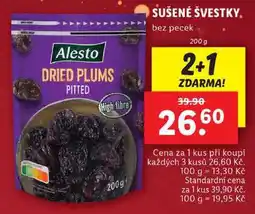 Lidl SUŠENÉ ŠVESTKY, 200 g nabídka