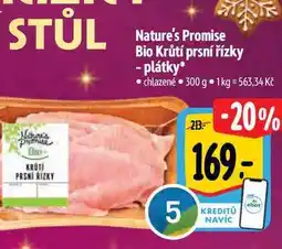 Albert Nature's Promise Bio Krůtí prsní řízky - plátky 300 g nabídka