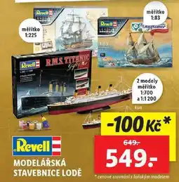 Lidl MODELÁŘSKÁ STAVEBNICE LODĚ nabídka