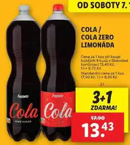 Lidl COLA/COLA ZERO LIMONÁDA, 2 l nabídka