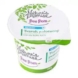 Albert Nature's Promise Free From Tvaroh polotučný 250 g nabídka