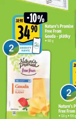 Albert Nature's Promise free from Gouda plátky 100 g nabídka