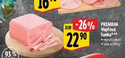 Albert PREMIUM Vepřová šunka 100 g nabídka