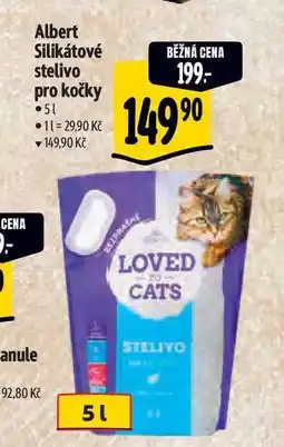 Albert Albert Silikátové stelivo pro kočky 5 l nabídka
