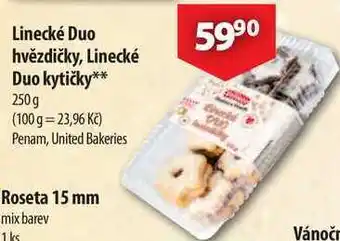 CBA Linecké Duo hvězdičky, Linecké Duo kytičky, 250 g nabídka