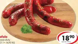 CBA Staroměstská klobása, 100 g nabídka