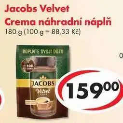 CBA Jacobs Velvet Crema náhradní náplň, 180 g nabídka