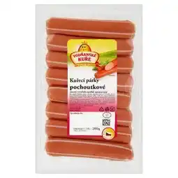 Terno Vodňanské Kuře Kuřecí párky pochoutkové 280g nabídka