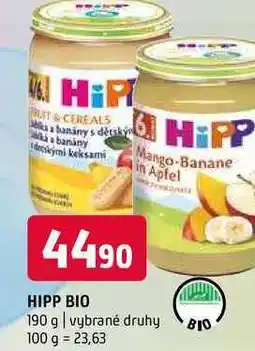 Terno Hipp bio 190 g vybrané druhy nabídka