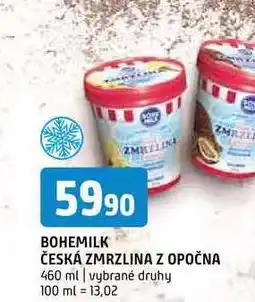 Terno Bohemilk česká zmrzlina z opočna 460 ml vybrané druhy nabídka