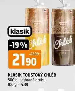 Terno Klasik toustový chléb 500 g vybrané druhy nabídka