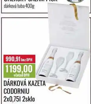 Ratio DÁRKOVÁ KAZETA CODORNIU 2x0,751 2sklo nabídka