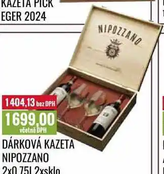 Ratio DÁRKOVÁ KAZETA NIPOZZANO 2x0 751 2xsklo nabídka