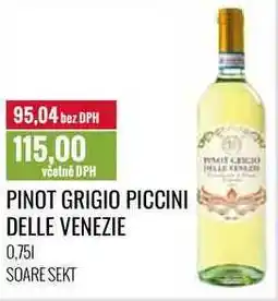 Ratio PINOT GRIGIO PICCINI DELLE VENEZIE 0,75l nabídka